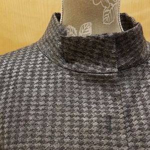 Silver on Gray Houndstooth Blazer